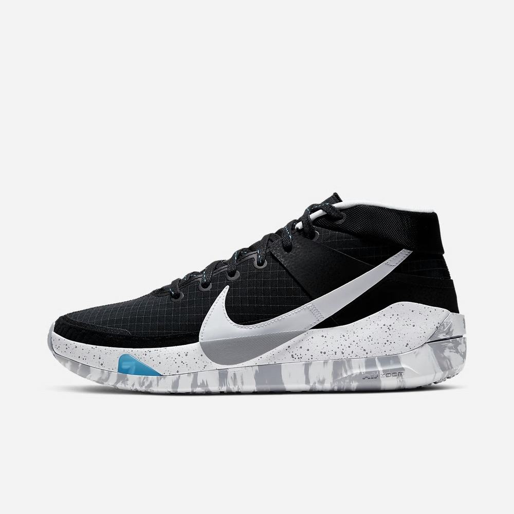 Chaussure De Basket Nike KD13 Noir 1293-465 Black/Wolf Grey/White Femme | TQD-77661068